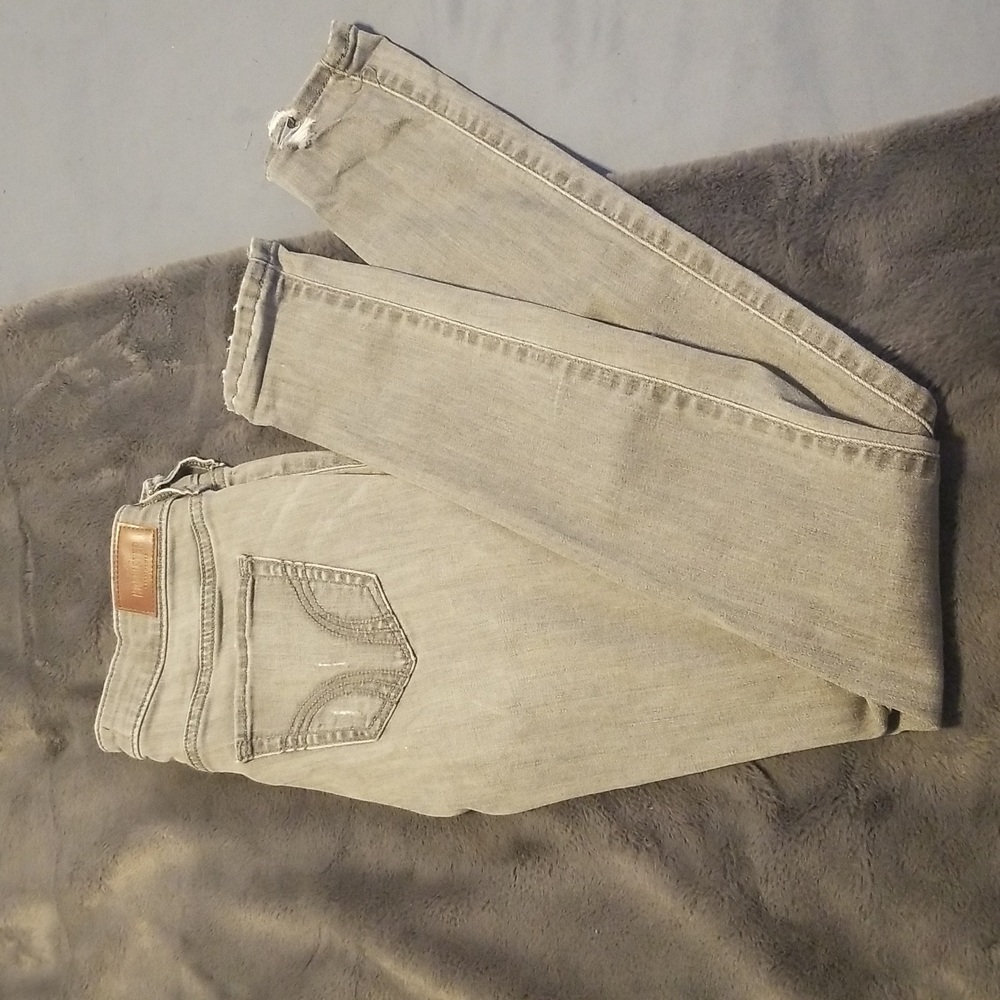 Hollister jeggings size 3 regular in grey